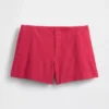 4" Shorts aus Leinenmischung mit mittlerer Leibhöhe
