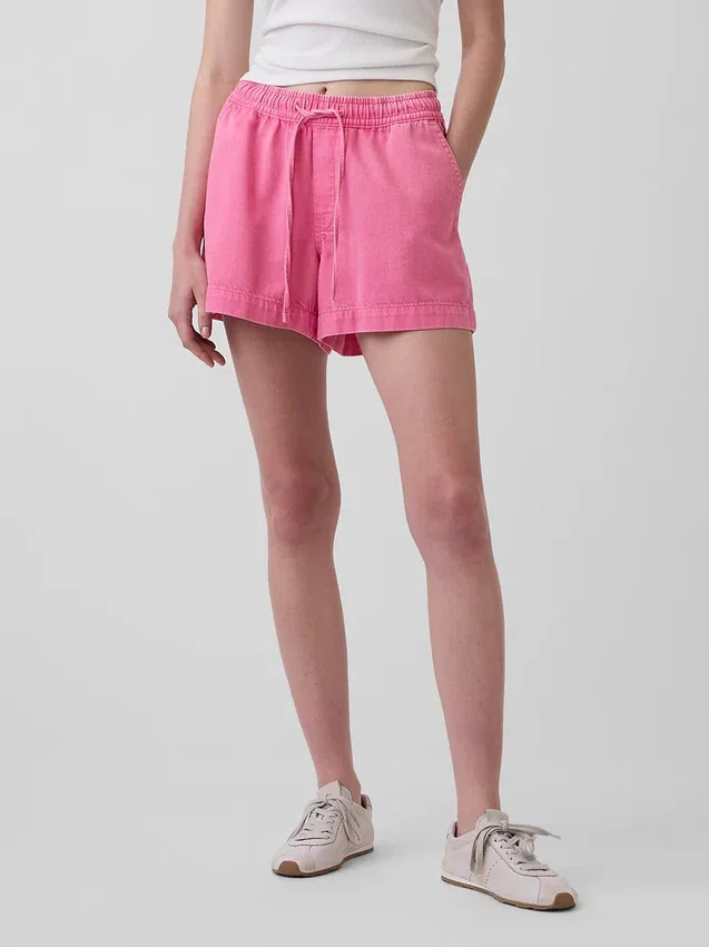 4" ultraweiche Denim-Easy-Shorts