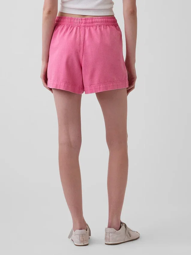 4" ultraweiche Denim-Easy-Shorts