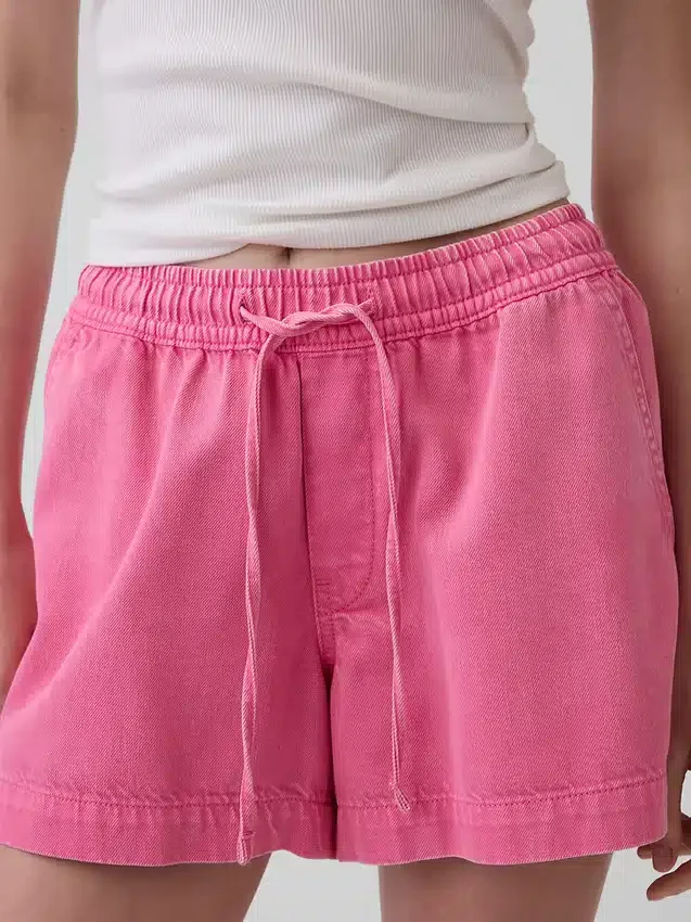 4" ultraweiche Denim-Easy-Shorts