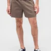 5,5" Lässige Shorts aus Leinenmischung