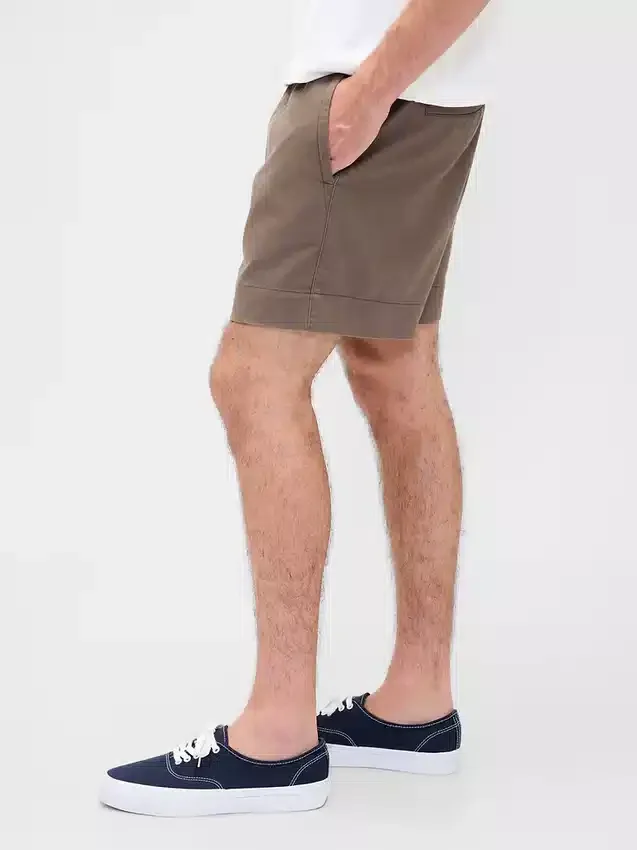 5,5" Lässige Shorts aus Leinenmischung