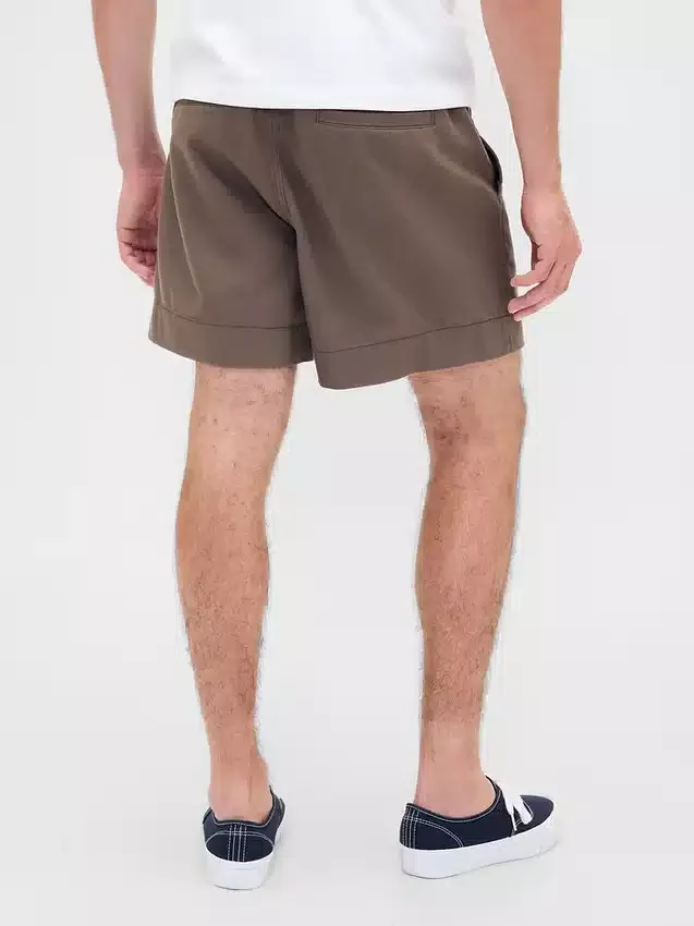 5,5" Lässige Shorts aus Leinenmischung