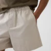 5,5" Lässige Shorts aus Leinenmischung