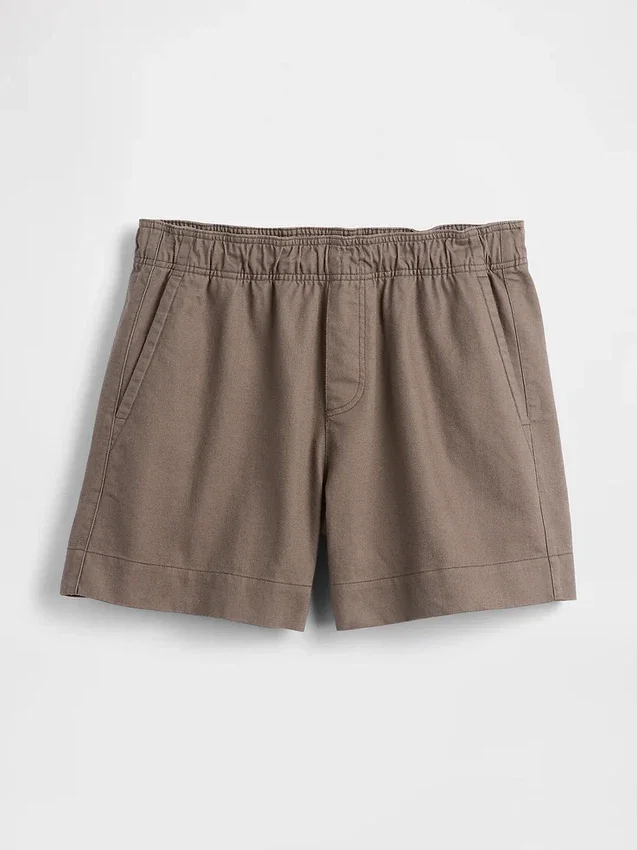 5,5" Lässige Shorts aus Leinenmischung