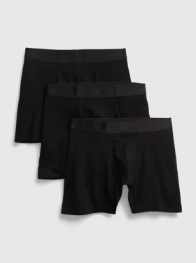 5" Boxershorts aus Bio-Stretch-Baumwolle (3er-Pack)