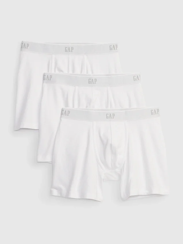 5" Boxershorts aus Bio-Stretch-Baumwolle (3er-Pack)