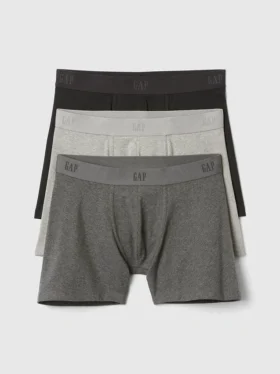 5" Boxershorts aus Bio-Stretch-Baumwolle (3er-Pack)