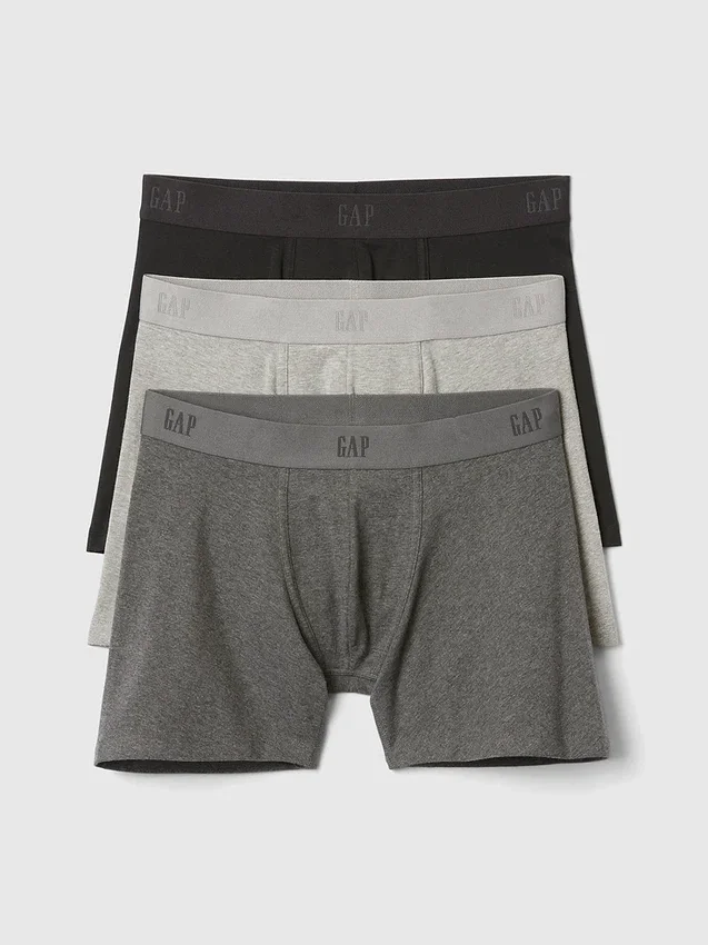 5" Boxershorts aus Bio-Stretch-Baumwolle (3er-Pack)