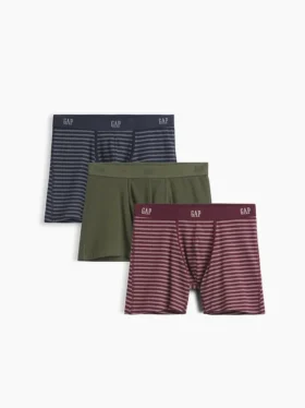 5" Boxershorts aus Bio-Stretch-Baumwolle (3er-Pack)