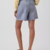 5" Mid Rise bedruckte Strick-Denim-Shorts