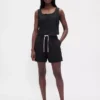 6" Easy-Shorts aus Leinenmischung