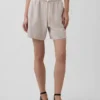 6" Easy-Shorts aus Leinenmischung