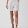 6" Easy-Shorts aus Leinenmischung