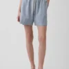 6" Easy-Shorts aus Leinenmischung