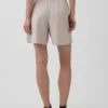 6" Easy-Shorts aus Leinenmischung