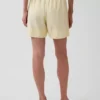 6" Easy-Shorts aus Leinenmischung