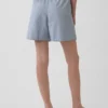 6" Easy-Shorts aus Leinenmischung