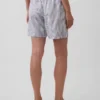 6" Easy-Shorts aus Leinenmischung