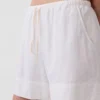 6" Easy-Shorts aus Leinenmischung