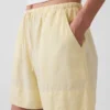 6" Easy-Shorts aus Leinenmischung