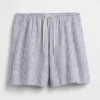 6" Easy-Shorts aus Leinenmischung