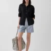 6" Easy-Shorts aus Leinenmischung