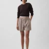 6" Easy-Shorts aus Leinenmischung