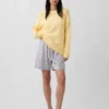 6" Easy-Shorts aus Leinenmischung