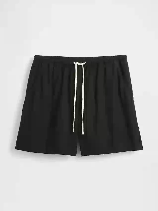 6" Easy-Shorts aus Leinenmischung