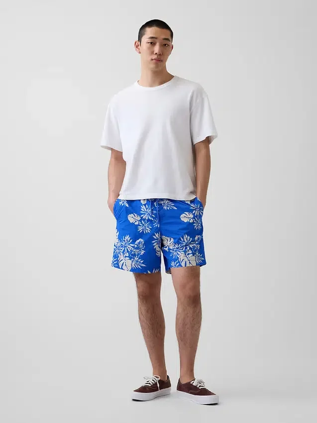 6" lockere Badehose