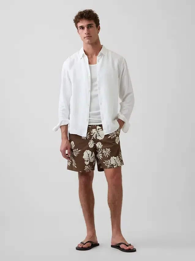 6" lockere Badehose