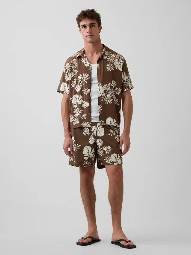 6" lockere Badehose