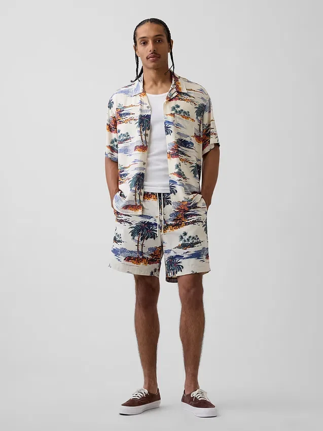 6" lockere Badehose