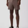7,5" Shorts aus Leinen-Baumwoll-Mischung