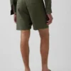 7,5" Shorts aus Leinen-Baumwoll-Mischung
