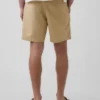 7,5" Shorts aus Leinen-Baumwoll-Mischung