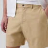 7,5" Shorts aus Leinen-Baumwoll-Mischung