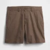 7,5" Shorts aus Leinen-Baumwoll-Mischung