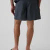 7" Poplin-Shorts in lockerer Passform