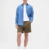 7" strukturierte Easy-Shorts