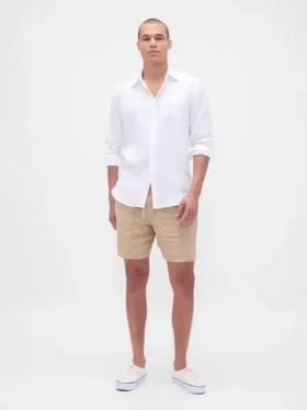 7" strukturierte Easy-Shorts