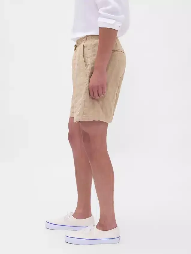 7" strukturierte Easy-Shorts