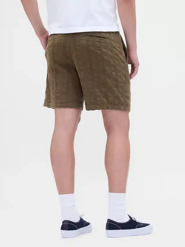 7" strukturierte Easy-Shorts