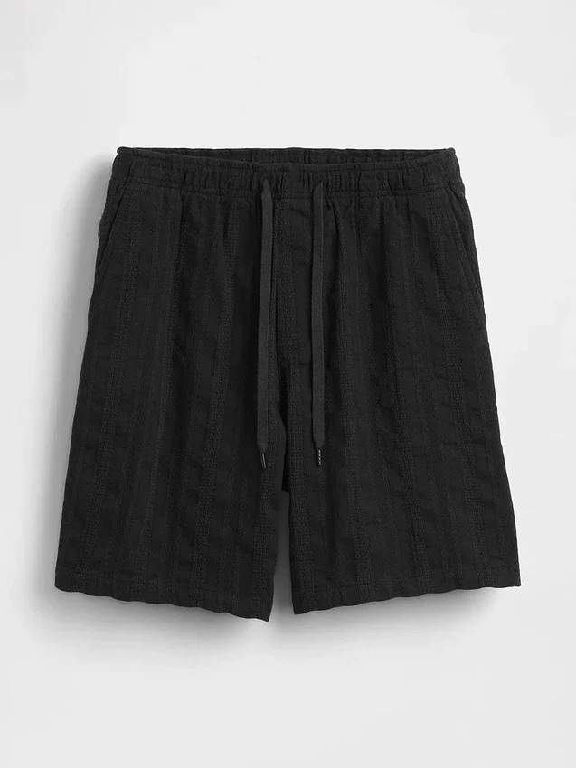 7" strukturierte Easy-Shorts