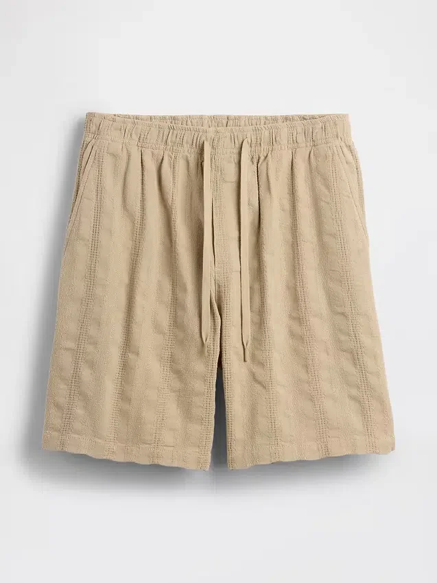 7" strukturierte Easy-Shorts