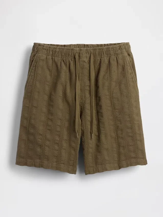 7" strukturierte Easy-Shorts