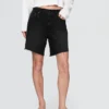 8" Bermuda-Shorts aus Denim im 90er-Jahre-Stil mit mittlerer Leibhöhe