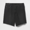 8" Bermuda-Shorts aus Denim im 90er-Jahre-Stil mit mittlerer Leibhöhe