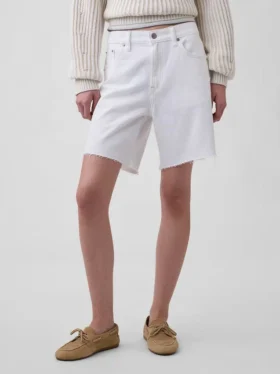 8″ Bermuda-Shorts mit mittlerer Leibhöhe, ultrweiche, lockere Passform
